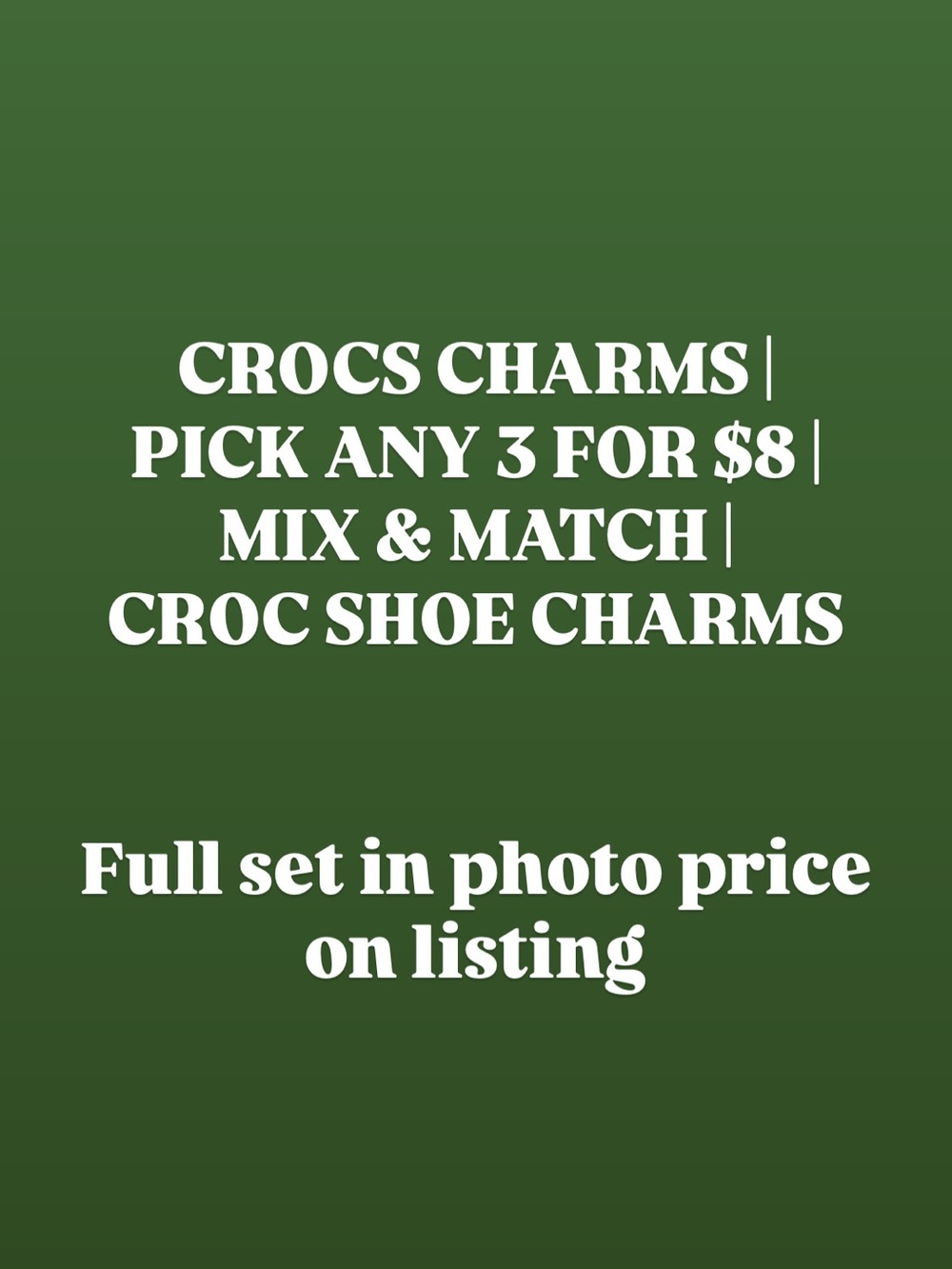 Assorted Kids Toy Shoe Charms - Colorful Food & Dessert Designs